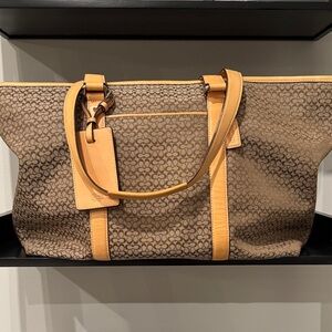 Coach Vintage Travel Tote signature mini cc